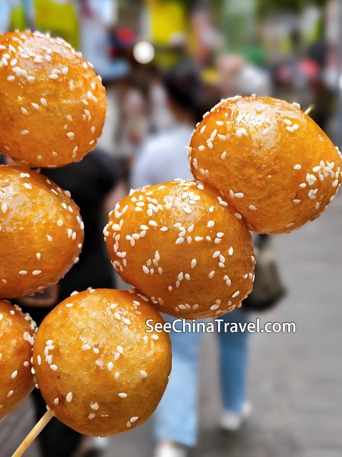 Tangyou Baba fried glutinous rice cake Zhangjiajie