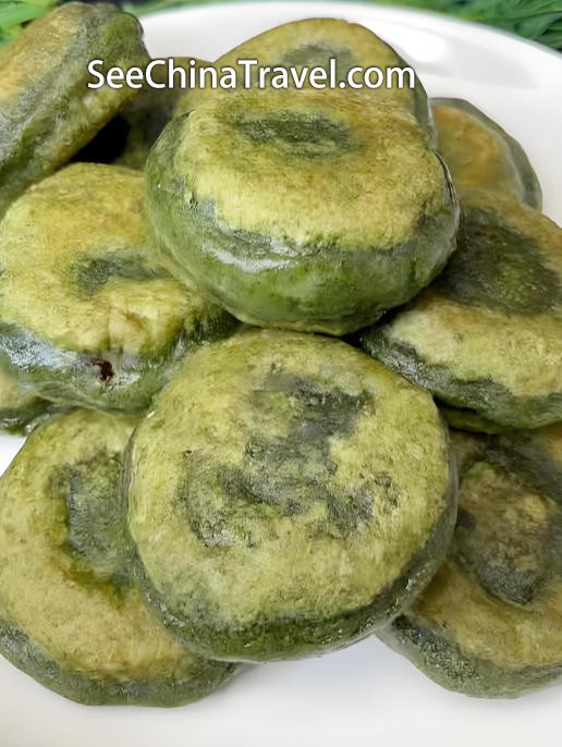 Traditional mugwort rice cakes Haozi Baba
