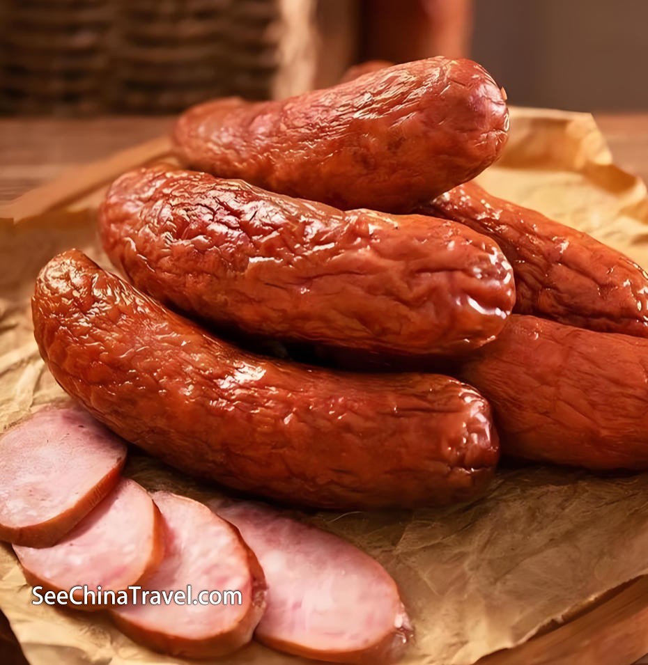 Harbin red sausage local food