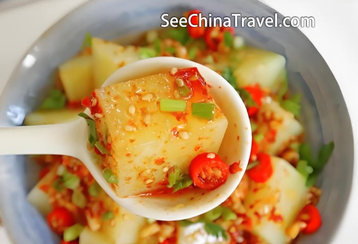 Xiangxi rice tofu salad Zhangjiajie