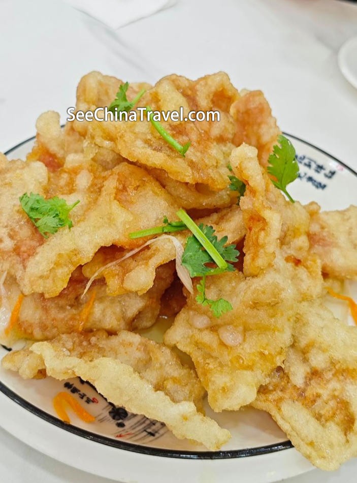 Guo Bao Rou sweet and sour crispy pork in Harbin
